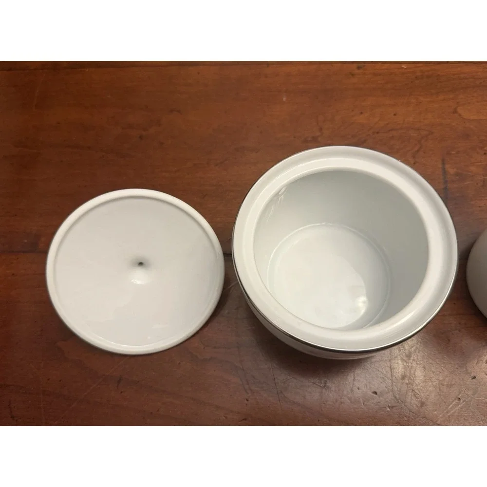 Noritake‎ Pasadena 6311 Creamer and Lidded Sugar Bowl Set Vintage Fine China